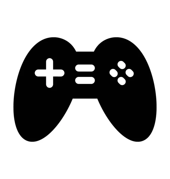 Gamepad Plochou Vektorové Ikony — Stockový vektor