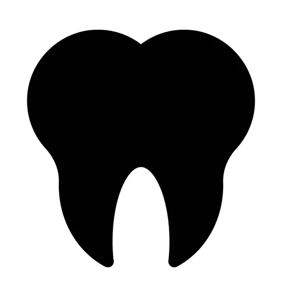 Tooth Flat Vector Icon — Stock Vector
