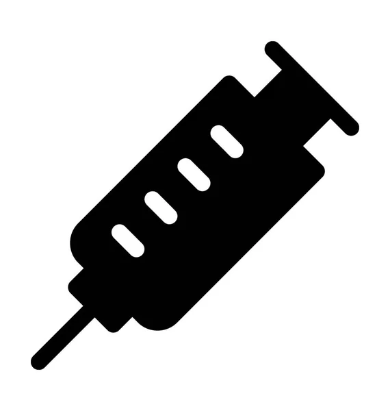 Injektion Flacher Vektor Symbol — Stockvektor