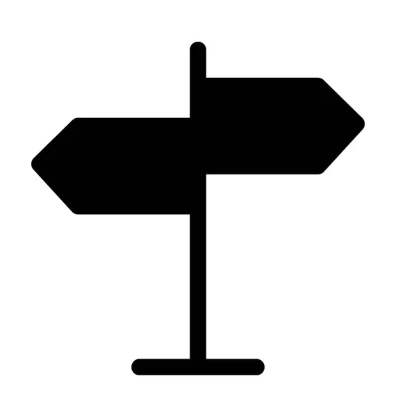 Значок Плоского Вектора Знака — стоковый вектор
