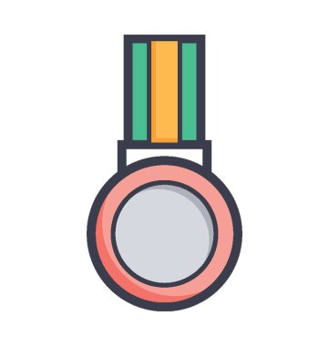 rozet renkli vektör simgesi 