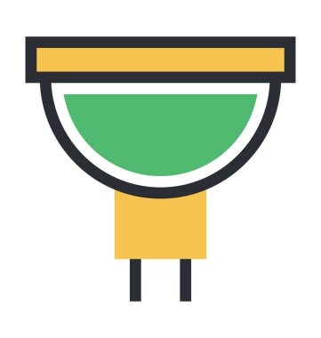 Şarj cihazı renkli vektör simgesi