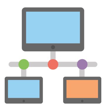 Sunucu ağ üzerinden, istemci sunucu paylaşımı bilgisayarı 