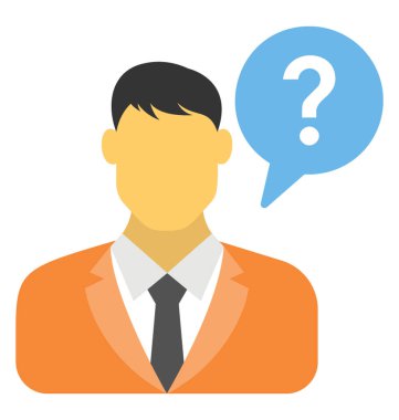 SSS yönetimi kavramı gösterilen bir erkek avatar