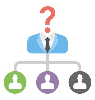 Düz simgesi tasarım yardım forum kavramının