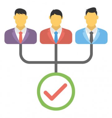 Bir grup insan birbirlerine, ekip çalışması