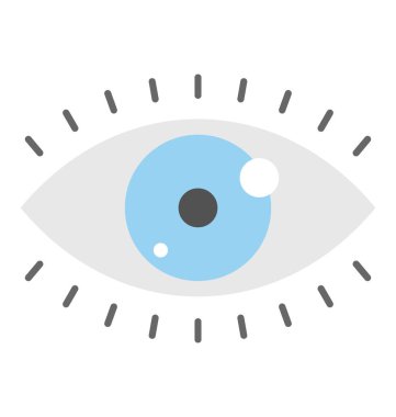 Gözler ve toplar bakma ve izleme konseptini gösteriyor.