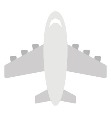 Askeri jet uçak simgesi tasarım