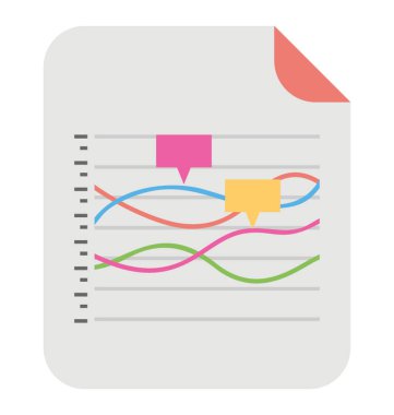 Şerit grafik üzerinde veri levha, grafiksel gösterimi