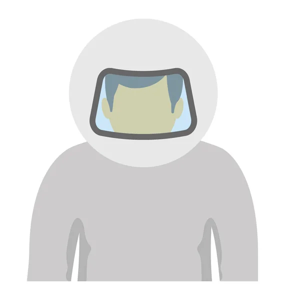 Person Who Travels Space Astronaut — Stock Vector