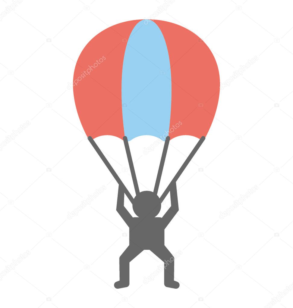 Military parachuter called paratrooper