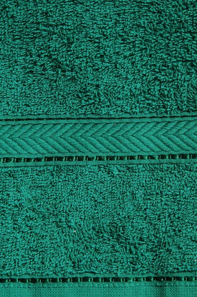 Tekstura Ręcznik Frotte Zielone — Zdjęcie stockowe