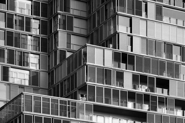 postmodern görünümlü cephe yatay yakın çekim