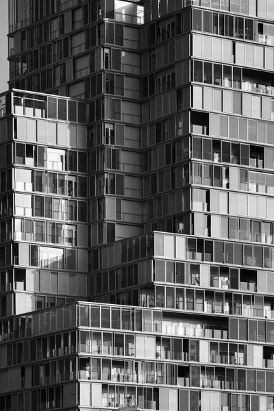 postmodern görünümlü cephe dikey yakın çekim