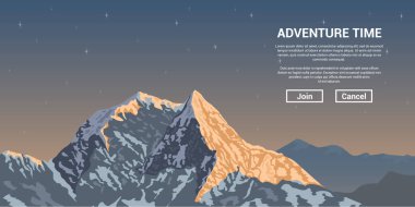 Dağ tepe manzarası