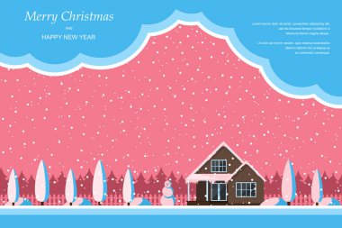 Merry christmas peyzaj