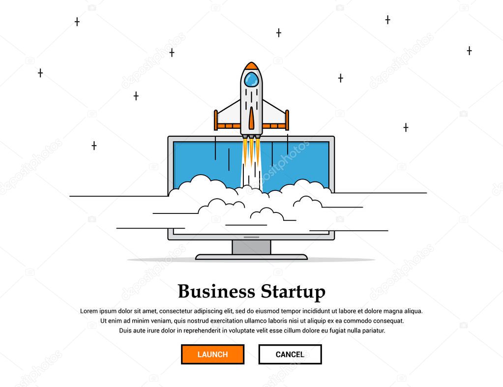 business startup banner