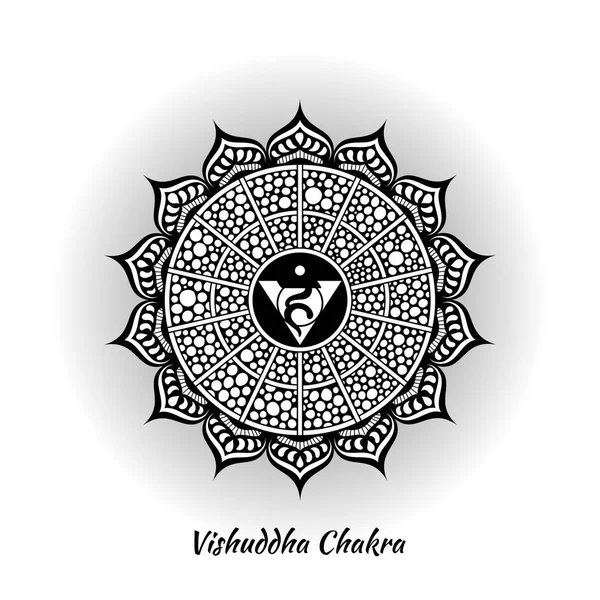 Vishuddha czakry design — Wektor stockowy
