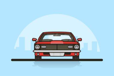 Araba. Ön görünüm.