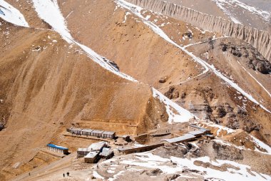 Thorung Yüksek Kamp, Turist Pansiyonu ve konuk evleri.
