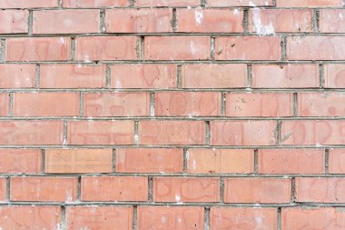 Kırmızı Tuğla Duvar. Soyut arkaplan dokusu. Ücretsiz Stok Fotoğrafları