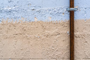 Paslı mezpal pipo, soyut arkaplan, stok fotoğrafı ile kaplanmış ön yağlı boya dokusu