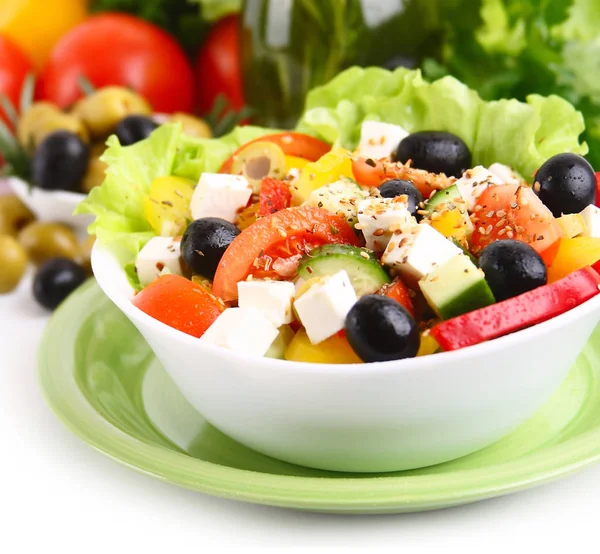 Salad with fresh vegetables — Stock Photo, Image