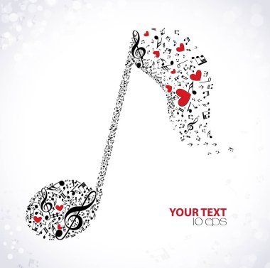 bahar müzikal hediye kartı şablonu