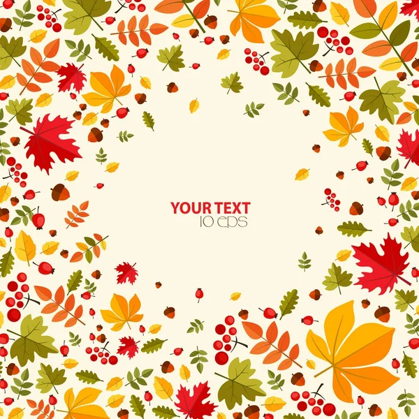 Printbright autumn background — Stock Vector