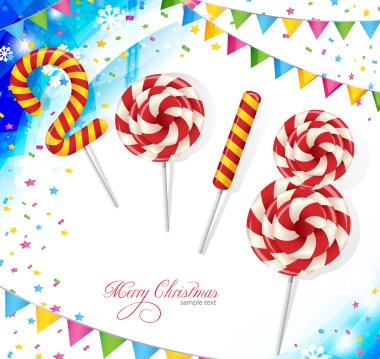 Noel arka plan 2018 şeker