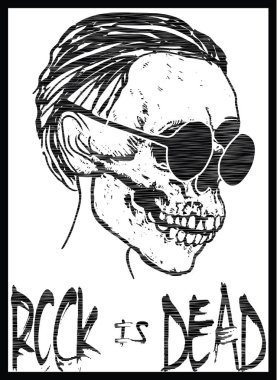 Kafatası Tişörtü Grafik Tasarımı