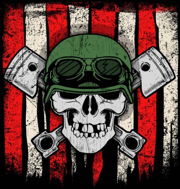 Kafatası Tişörtü Grafik Tasarımı