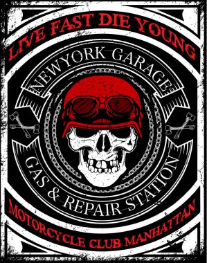 Kafatası Tişörtü Grafik Tasarımı