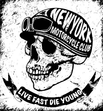 Kafatası Tişörtü Grafik Tasarımı