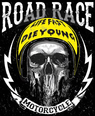 Kafatası Tişörtü Grafik Tasarımı