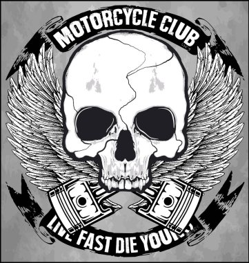 Kafatası Tişörtü Grafik Tasarımı