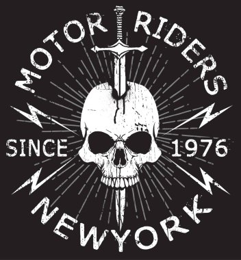 Kafatası Tişörtü Grafik Tasarımı