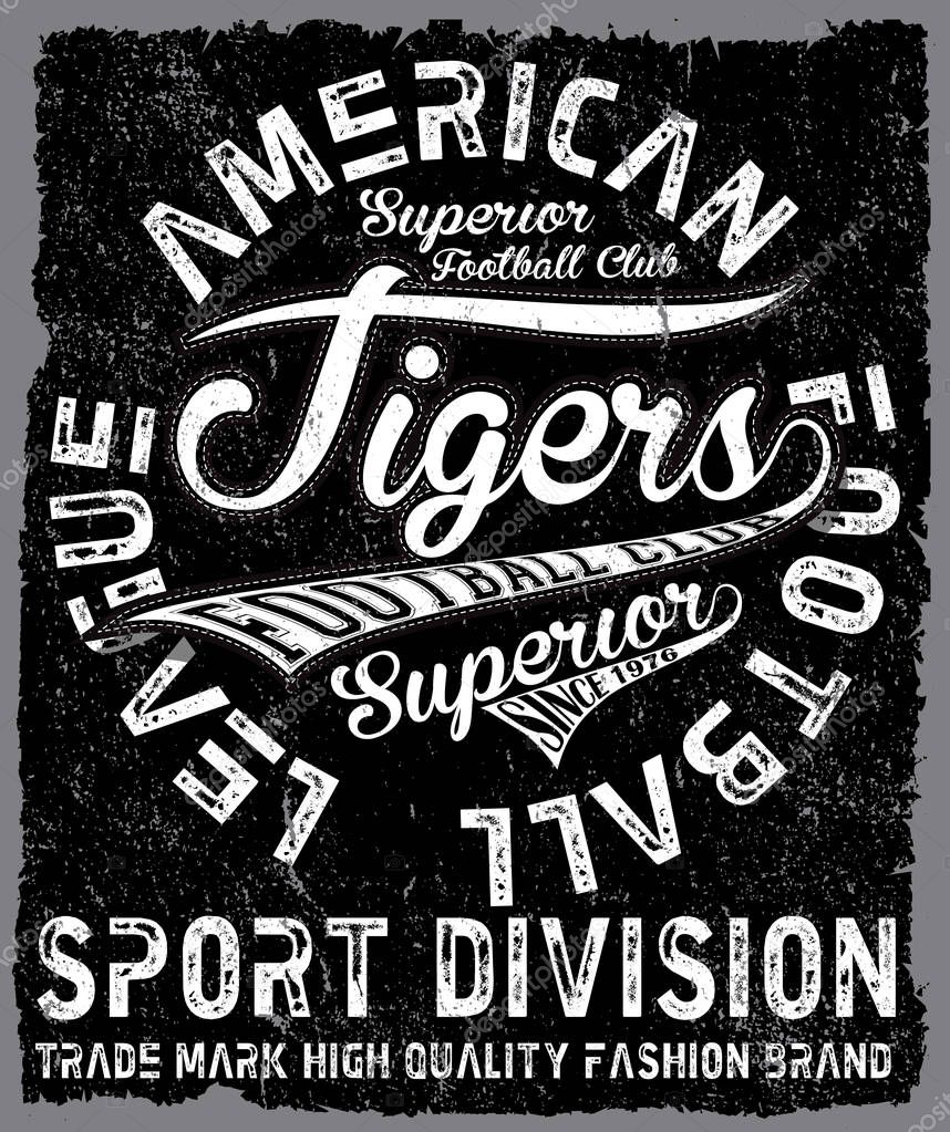 Athletic Dept. New york; Varsity Sport vector print and varsity. For t-shirt or other uses in vector.T shirt graphic