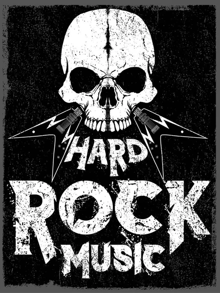 Rock Star plakat vintage rock and rolla typograficznych dla t Koszulka — Wektor stockowy