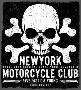 Kafatası Tişörtü Grafik Tasarımı