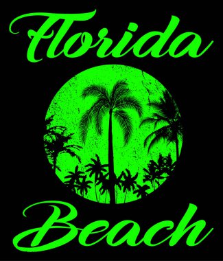 yaz plaj vektör arka planda retro tarzı