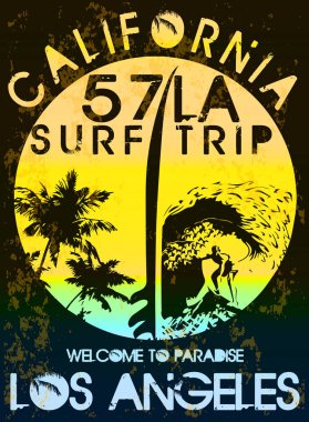 yaz plaj vektör arka planda retro tarzı