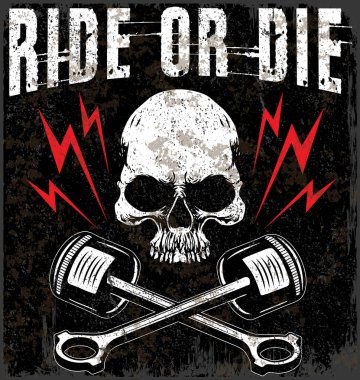 Kafatası Tişörtü Grafik Tasarımı