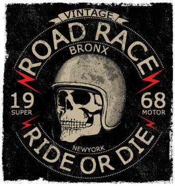 Kafatası Tee grafik tasarım