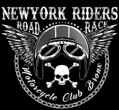 Motosiklet temalı el yapımı çizim kask