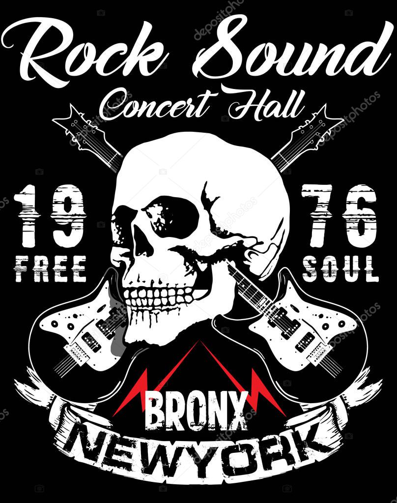 Hard Rock Music Poster