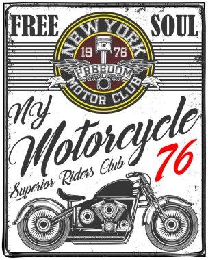 Kafatası T gömlek motosiklet Logo grafik tasarım