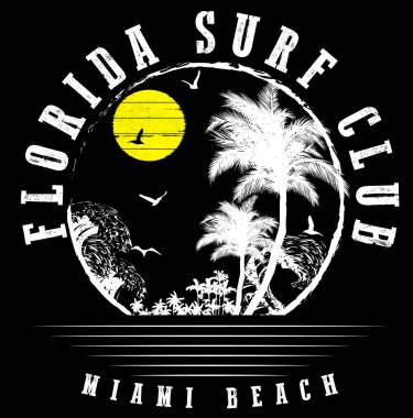 yaz plaj vektör arka planda retro tarzı