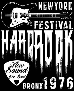 Hard Rock müzik Poster