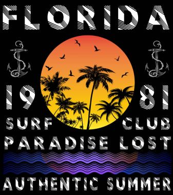 yaz plaj vektör arka planda retro tarzı